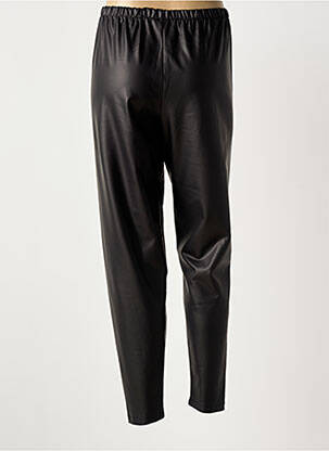 Legging tissage simili-cuir taille normale noir FRANCK ANNA femme