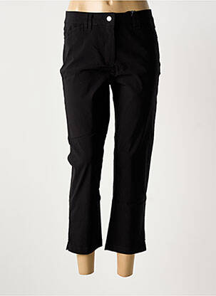 Pantacourt stretch taille normale noir JULIE GUERLANDE femme