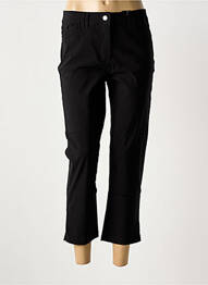 Pantacourt coupe droite taille normale noir JULIE GUERLANDE femme