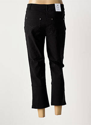 Pantacourt coupe droite taille normale noir JULIE GUERLANDE femme