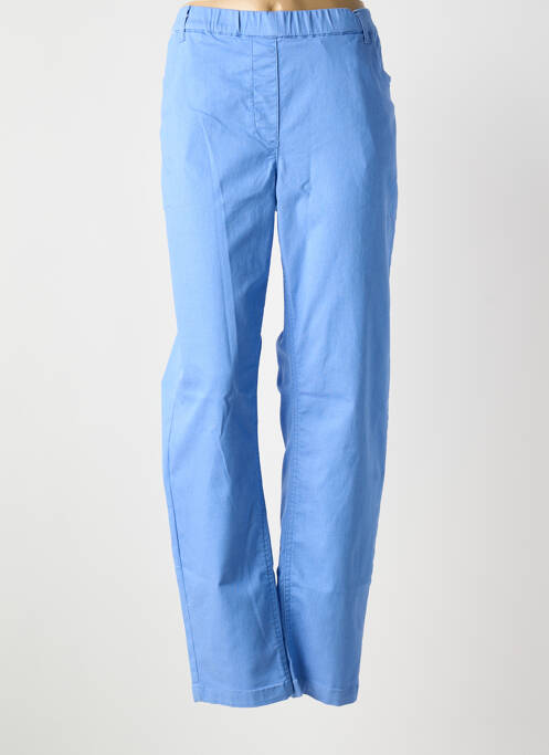 Pantalon droit stretch taille normale bleu BRANDTEX femme