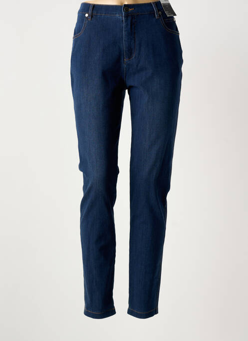 Jeans coupe slim stretch taille normale bleu MARBLE femme