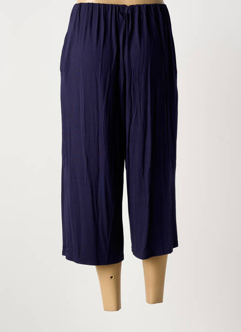 Pantacourt stretch taille normale bleu MARIA VILLALOBOS femme