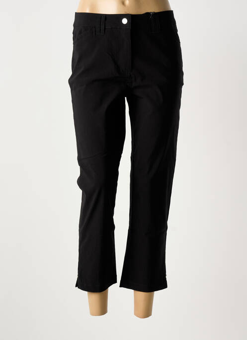 Pantacourt stretch taille normale noir JULIE GUERLANDE femme