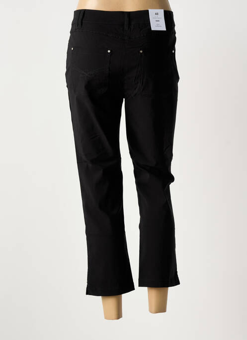 Pantacourt stretch taille normale noir JULIE GUERLANDE femme