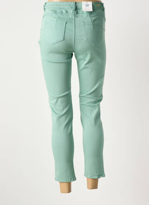 Pantalon 7/8 vert C'EST BEAU LA VIE femme