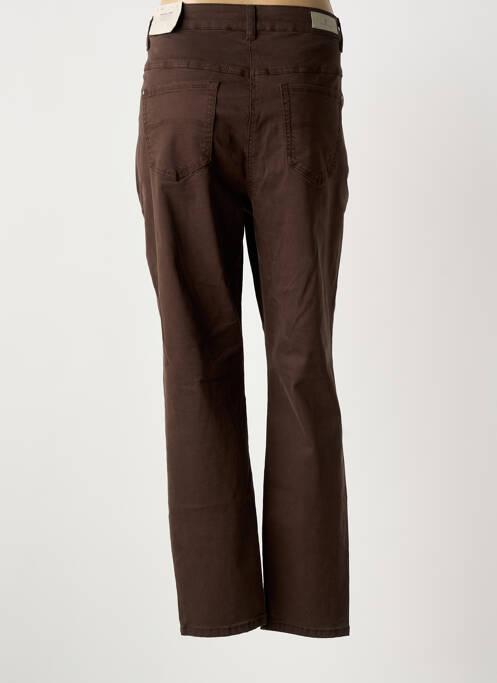 Pantalon droit marron BRANDTEX femme
