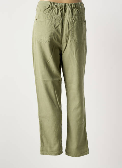 Pantalon droit vert C'EST BEAU LA VIE femme