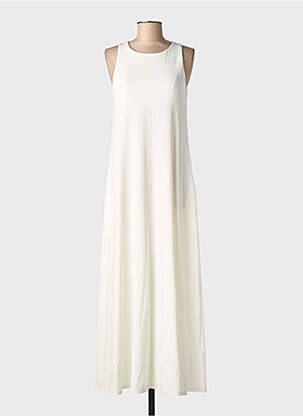 Robe longue sans manche sans manche beige MAX MARA femme