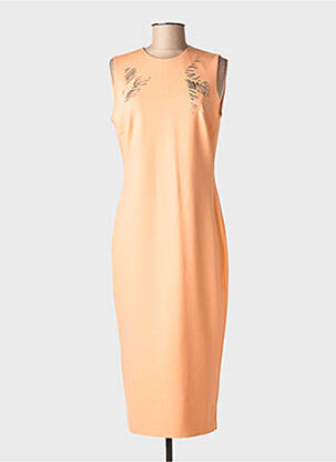 Robe mi-longue sans manche sans manche orange SPORTALM femme