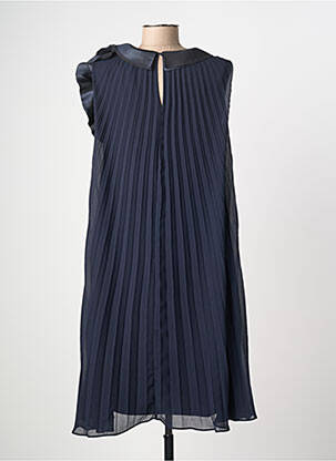 Robe mi-longue coupe fluide sans manche bleu JOSEPH RIBKOFF femme