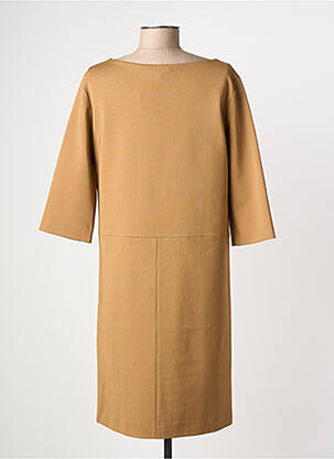 Robe courte manches 3/4 manches 3/4 marron MAX MARA femme