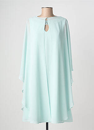 Ensemble robe tissage crêpe vert JOSEPH RIBKOFF femme
