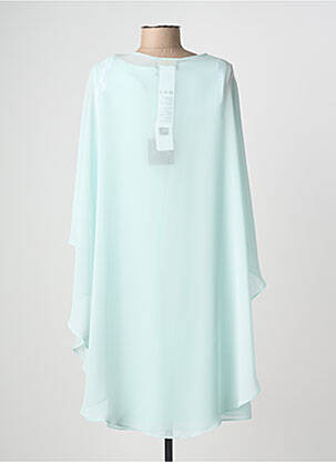 Ensemble robe tissage crêpe vert JOSEPH RIBKOFF femme