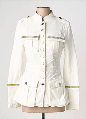 Veste casual poches beige ELISABETTA FRANCHI femme