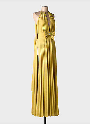 Robe longue sans manche sans manche vert ELISABETTA FRANCHI femme