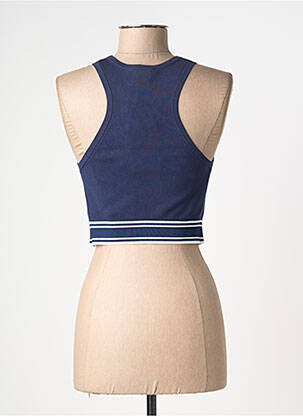 Top stretch sans manche bleu ELISABETTA FRANCHI femme