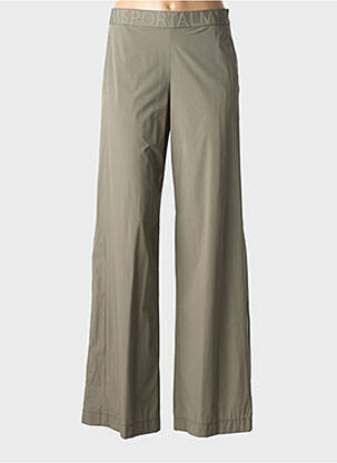 Pantalon flare stretch taille normale vert SPORTALM femme