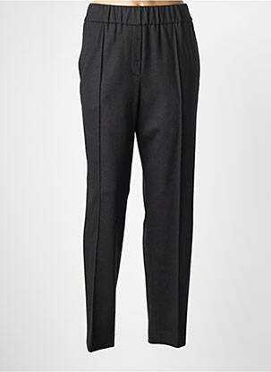 Pantalon slim taille élastique taille normale noir PERESTESO femme