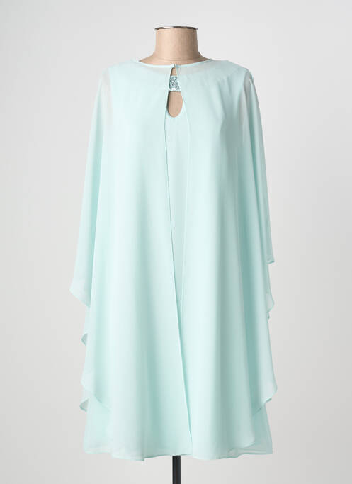 Ensemble robe tissage crêpe vert JOSEPH RIBKOFF femme