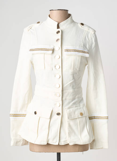 Veste casual poches beige ELISABETTA FRANCHI femme