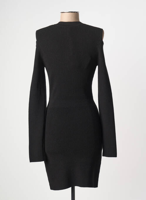 Robe courte manches longues manches longues noir ELISABETTA FRANCHI femme