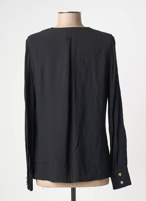 Blouse poignets boutonnés avec fente manches longues noir ELISABETTA FRANCHI femme