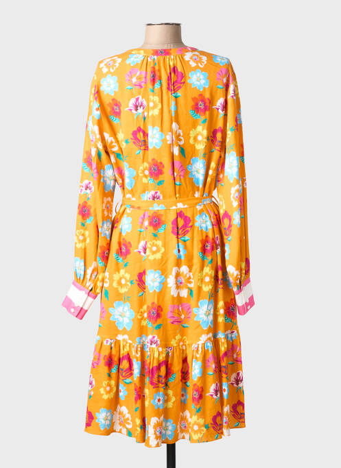 Robe mi-longue orange HERZEN'S ANGELEGENHEIT femme