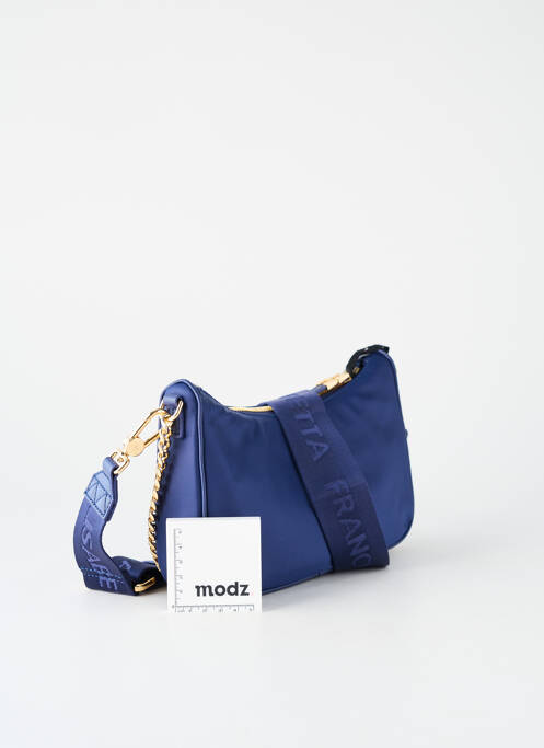 Sac bandoulière forme rectangulaire bleu ELISABETTA FRANCHI femme