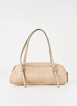 Sac poignée 2 anses de portée forme rectangulaire beige H&M femme