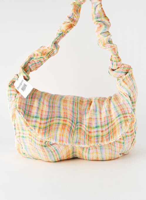 Sac poignée 1 anse de portée forme rectangulaire jaune DESIGUAL femme