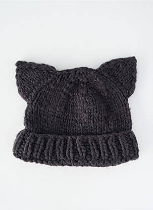 Bonnet stretch noir P.P.EGG femme
