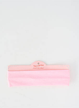 Accessoire pour cheveux fermeture elastique rose MÛRE + GRAND femme