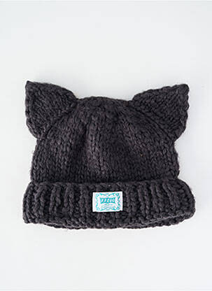 Bonnet stretch noir P.P.EGG femme