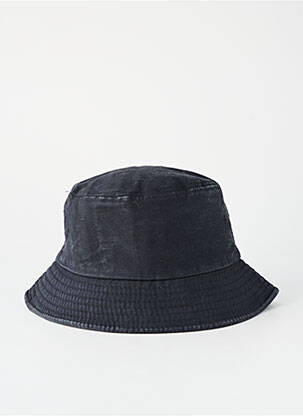 Chapeau tissage popeline noir SANS MARQUE femme