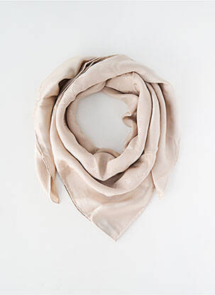Foulard effet matière satinée beige LOUIS VUITTON femme