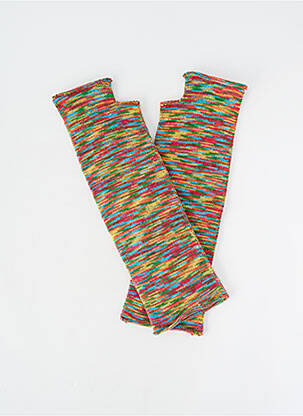 Mitaines coutures renforcées rouge SANS MARQUE femme