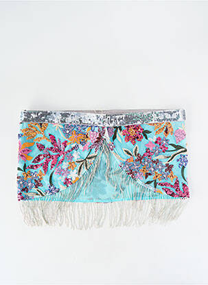 Top coupe fluide sans manche bleu JADED LONDON femme