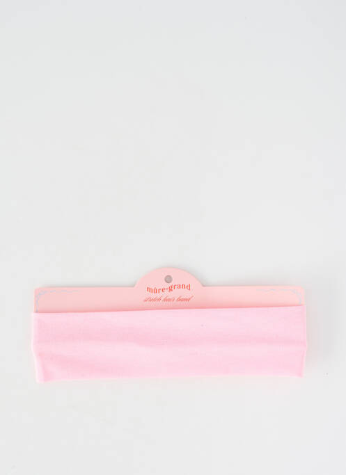 Accessoire pour cheveux fermeture elastique rose MÛRE + GRAND femme