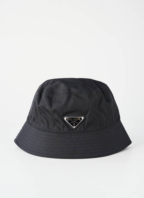 Bonnet forme bob noir PRADA femme