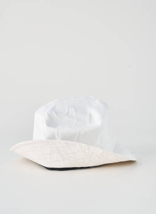 Chapeau tissage popeline blanc CHRISTIAN DIOR femme