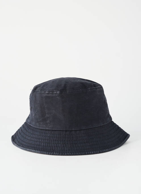 Chapeau tissage popeline noir SANS MARQUE femme