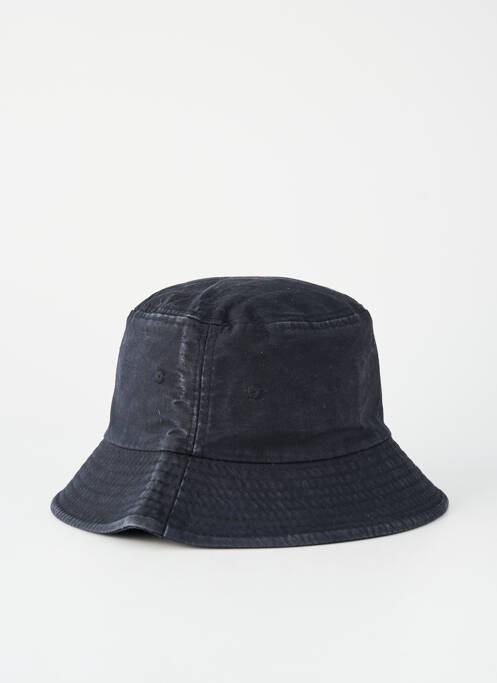 Chapeau tissage popeline noir SANS MARQUE femme