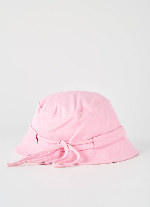 Chapeau tissage popeline rose JACQUEMUS femme