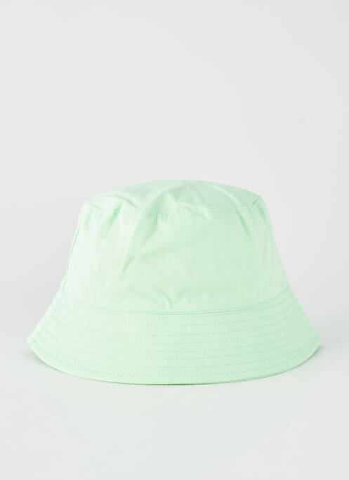 Chapeau tissage popeline vert ASOS femme