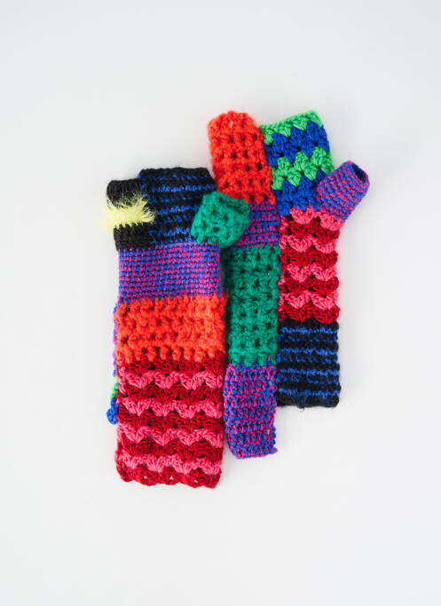 Mitaines coutures renforcées rouge RAGGED femme