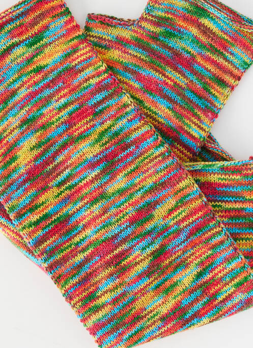 Mitaines coutures renforcées rouge SANS MARQUE femme