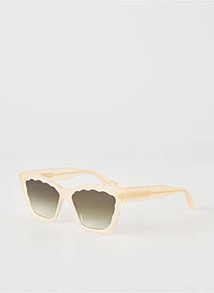 Lunettes de soleil  beige KREWE femme