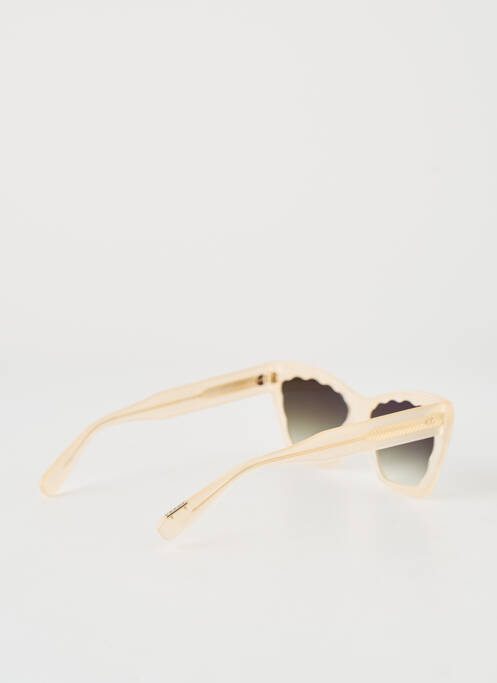 Lunettes de soleil  beige KREWE femme