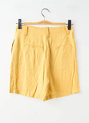 Short taille à pinces taille haute jaune CACHE CACHE femme